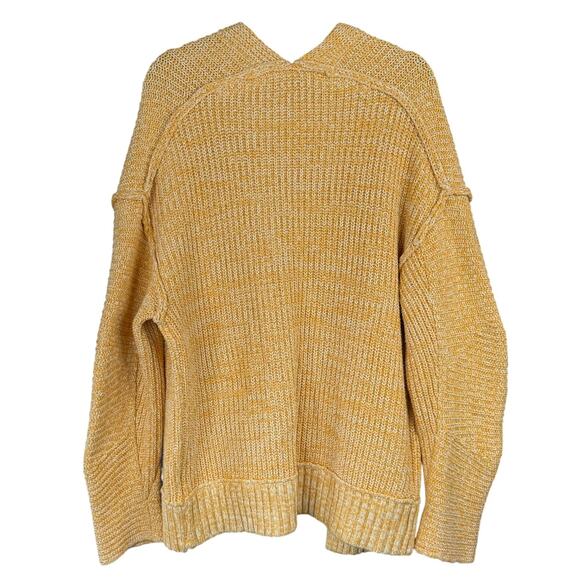 FREE PEOPLE XS High Hopes Cardigan Oversized Cozy Chunky Open Front Marmalade - Picture 2 of 10